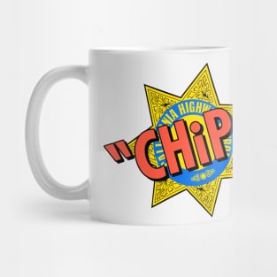 Chips Police Badge Mug